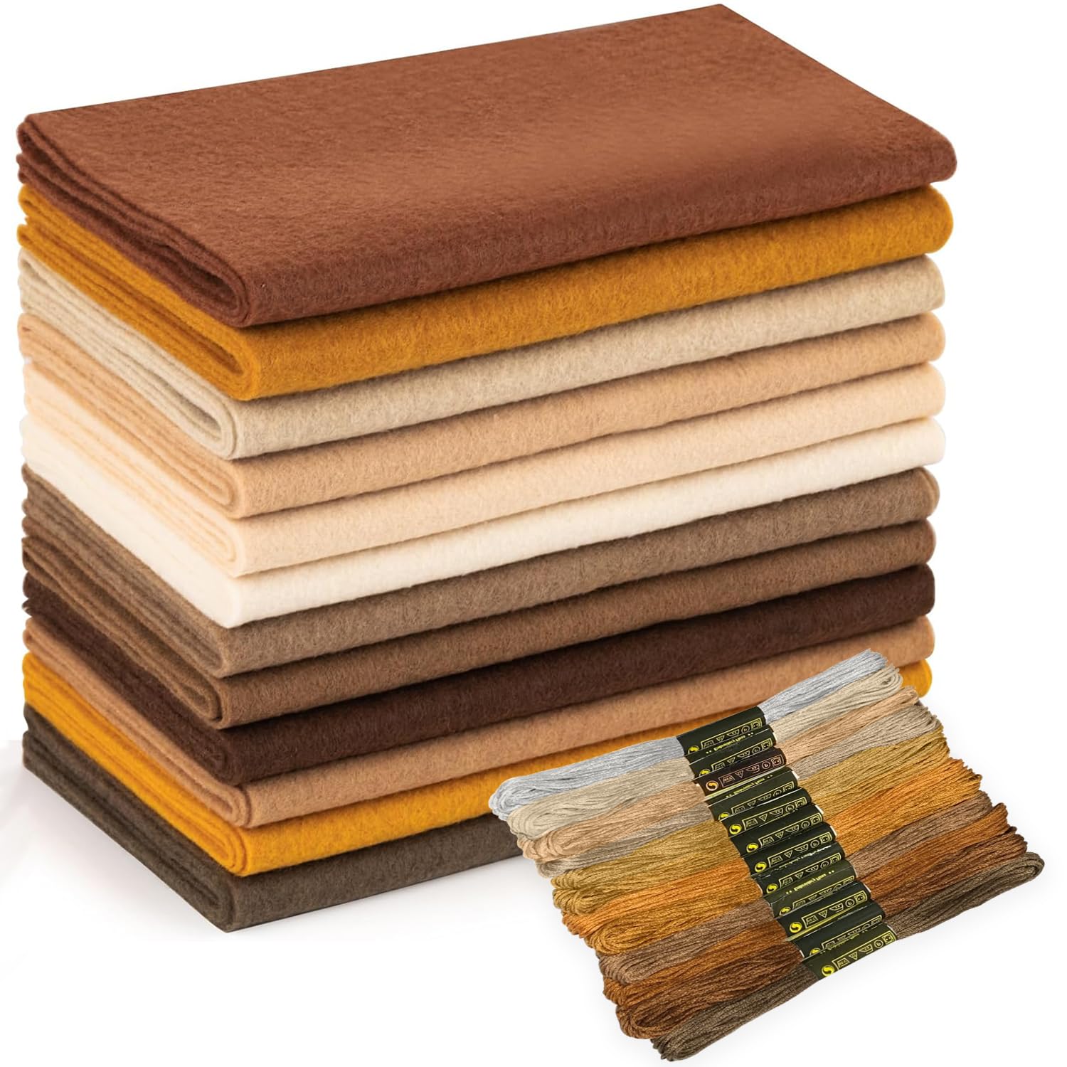 Wonninek Soft Felt Fabric Sheet Crafts for Christmas 1.4mm