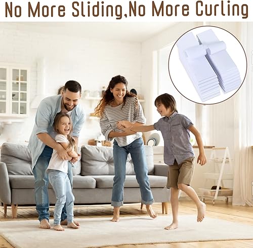 Miniatura 6 de 20 juegos de tiras de gancho y bucle de 1 x 4 pulgadas con adhesivo para el hogar u oficina con cinta adhesiva fuerte de fijación en la parte