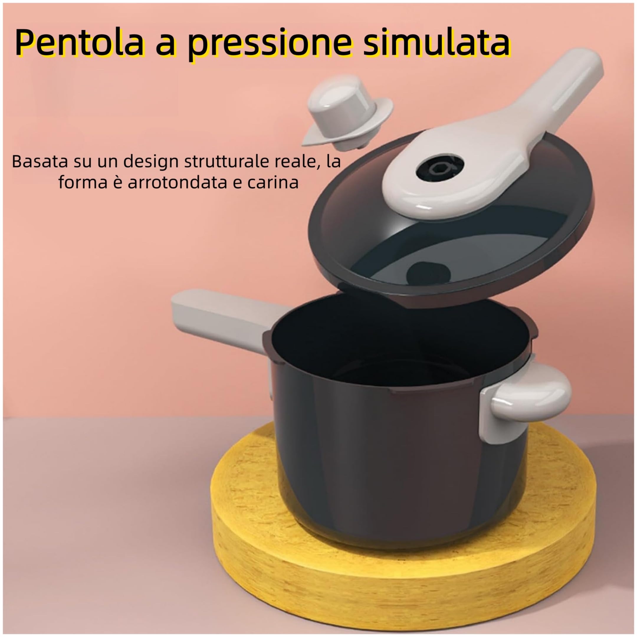 Set da Cucina Giocattolo per Bambini 110 Pezzi, Utensili da Chef per Giochi di Ruolo, Pentole e Padelle, Alimenti Giocattolo, Accessori Cucina Montessori per Bambini 3-8 Anni (Blu 83 pezzi)