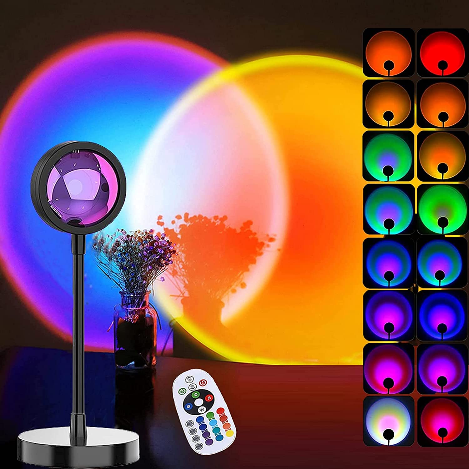 Amazon.co.jp : 夕日投影ランプ 夕焼けライト 雰囲気作りランプ 日没