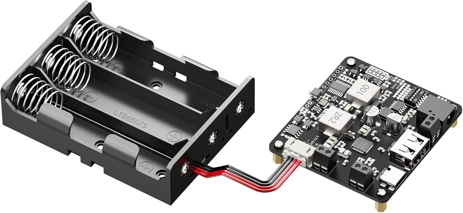 Photo voltaic Vitality Supervisor A – MPPT Cost Controller | 5V-24V Photo voltaic Enter | 5V/3.1A Twin USB Output | Kind-C Quick Charging | 18650 Lithium Battery Administration，Match for Raspberry Pi Energy Banks