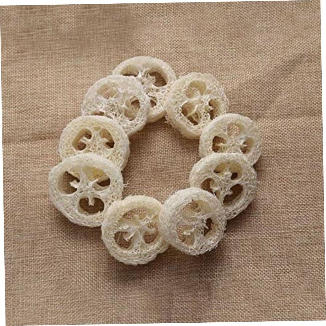 50 natural loofah slices for handmade soap. Low Tox