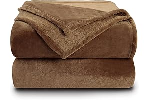 NANPIPER Fuzzy Blanket: Luxurious Comfort in a Rich Coffee Brown