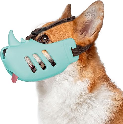Miniatura 6 de Boca con Forma de Pato Anti Mordidas de Nacoco, Coberturas de Boca para Perro, Equipo de Máscaras para Hocico de Mascotas, Material de Silicona