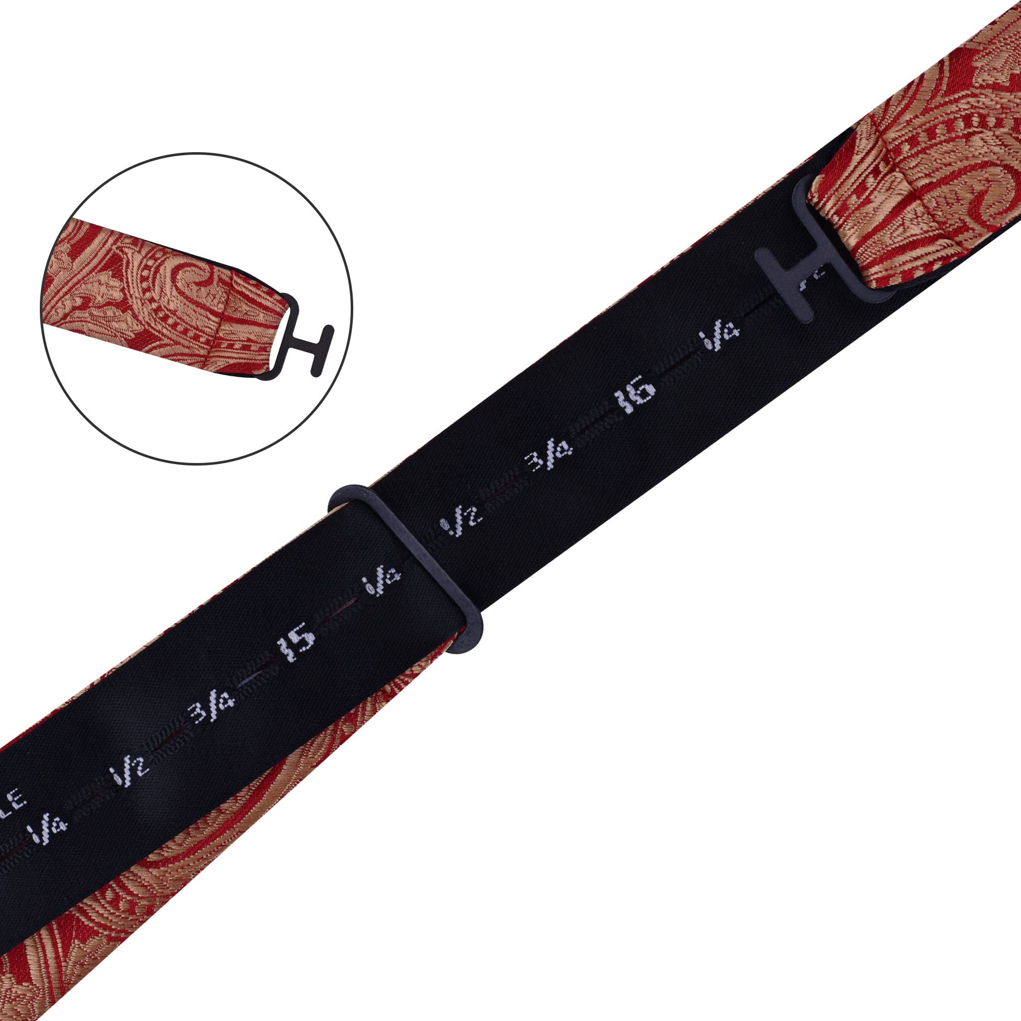 papillon già annodato, Set Papillon Jacquard Fazzoletto da Taschino Uomo