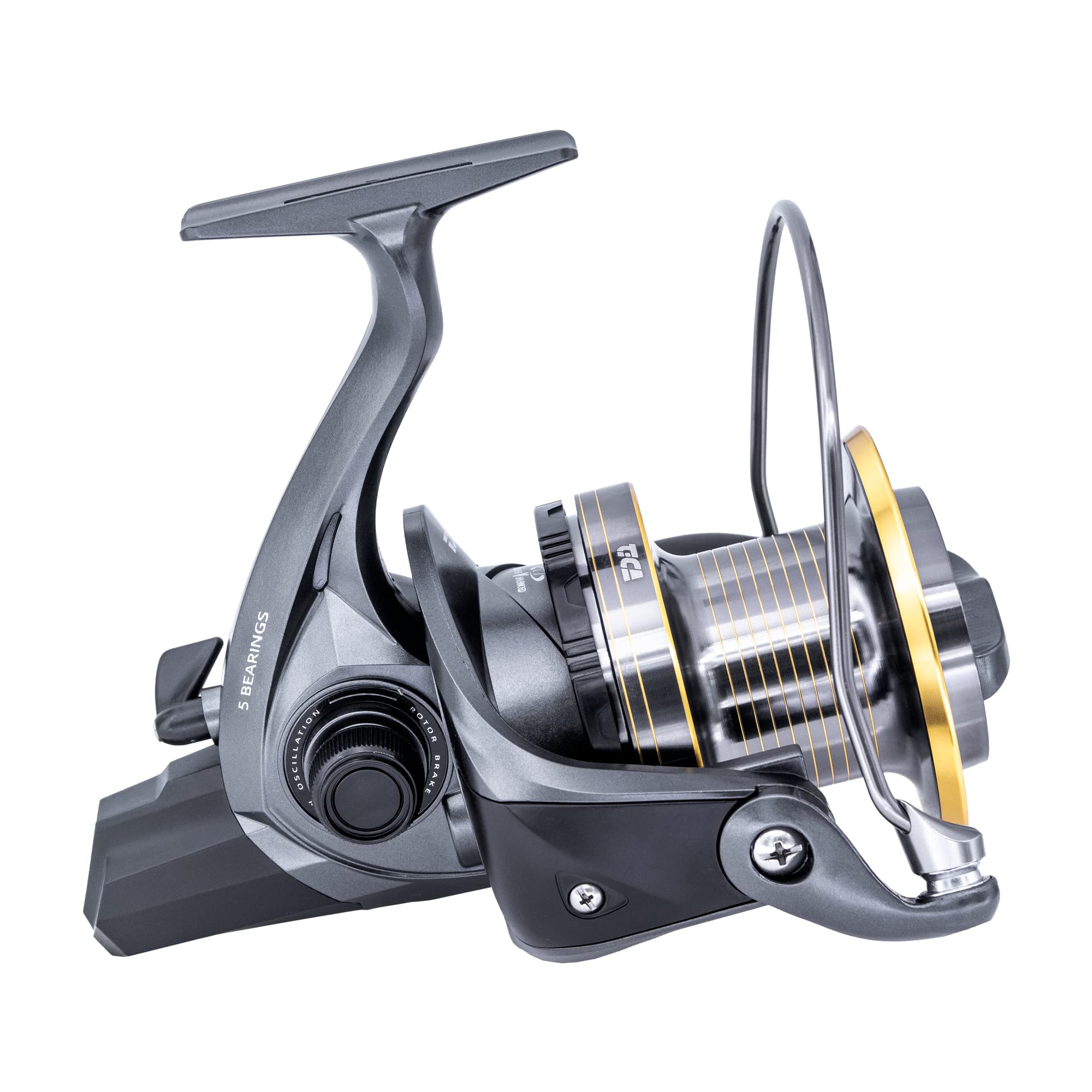 TICA Mulinello Da Pesca Giant G14000, Sistema Speciale Per Il Surfcasting, Gear Ratio 4.1, Peso 665gr