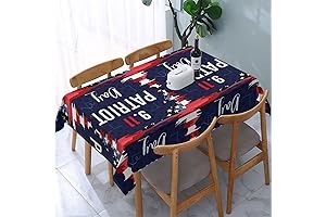 Waterproof Patriot Day Tablecloth