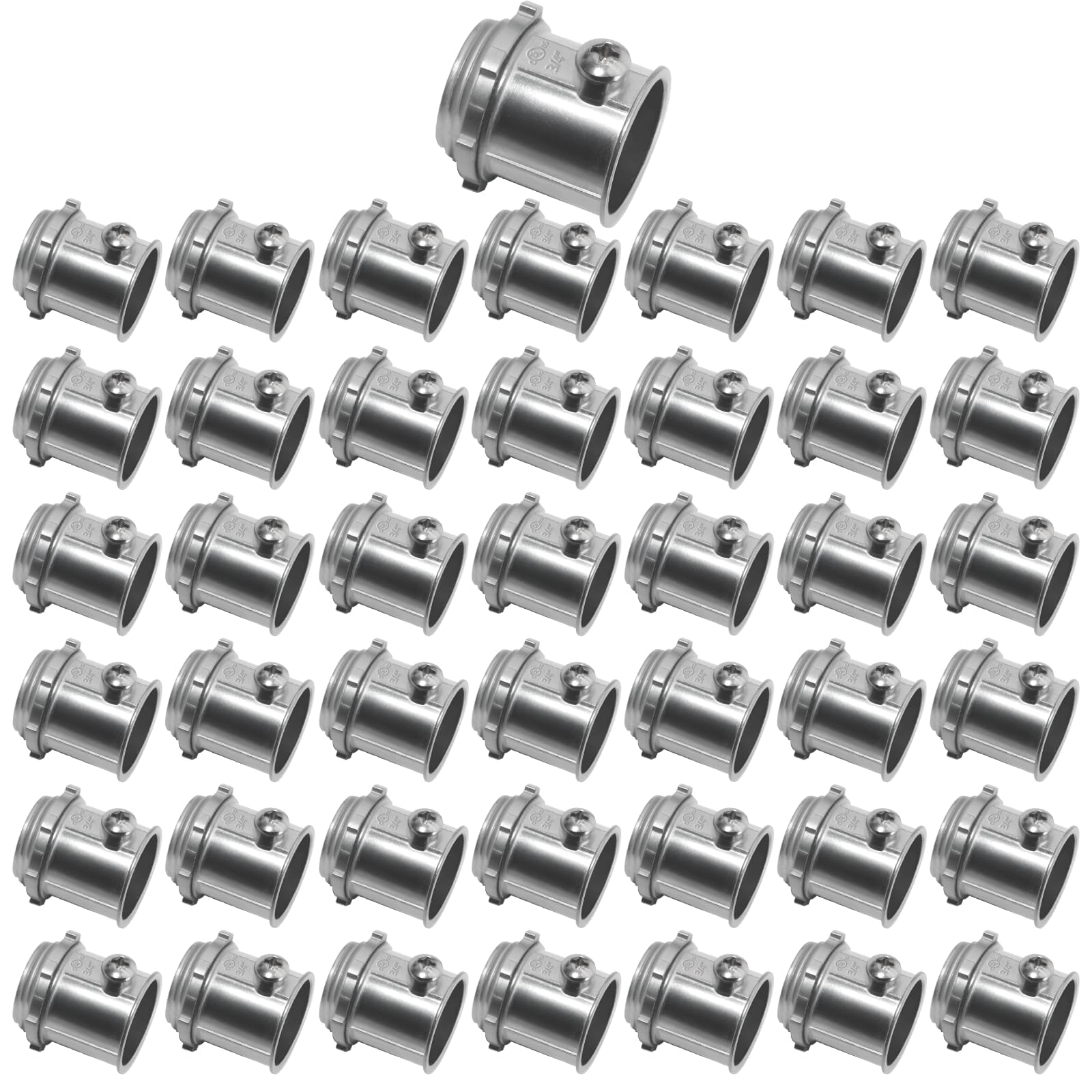 EMT Set Screw Connectors - UL Listed, 50 Pack -1