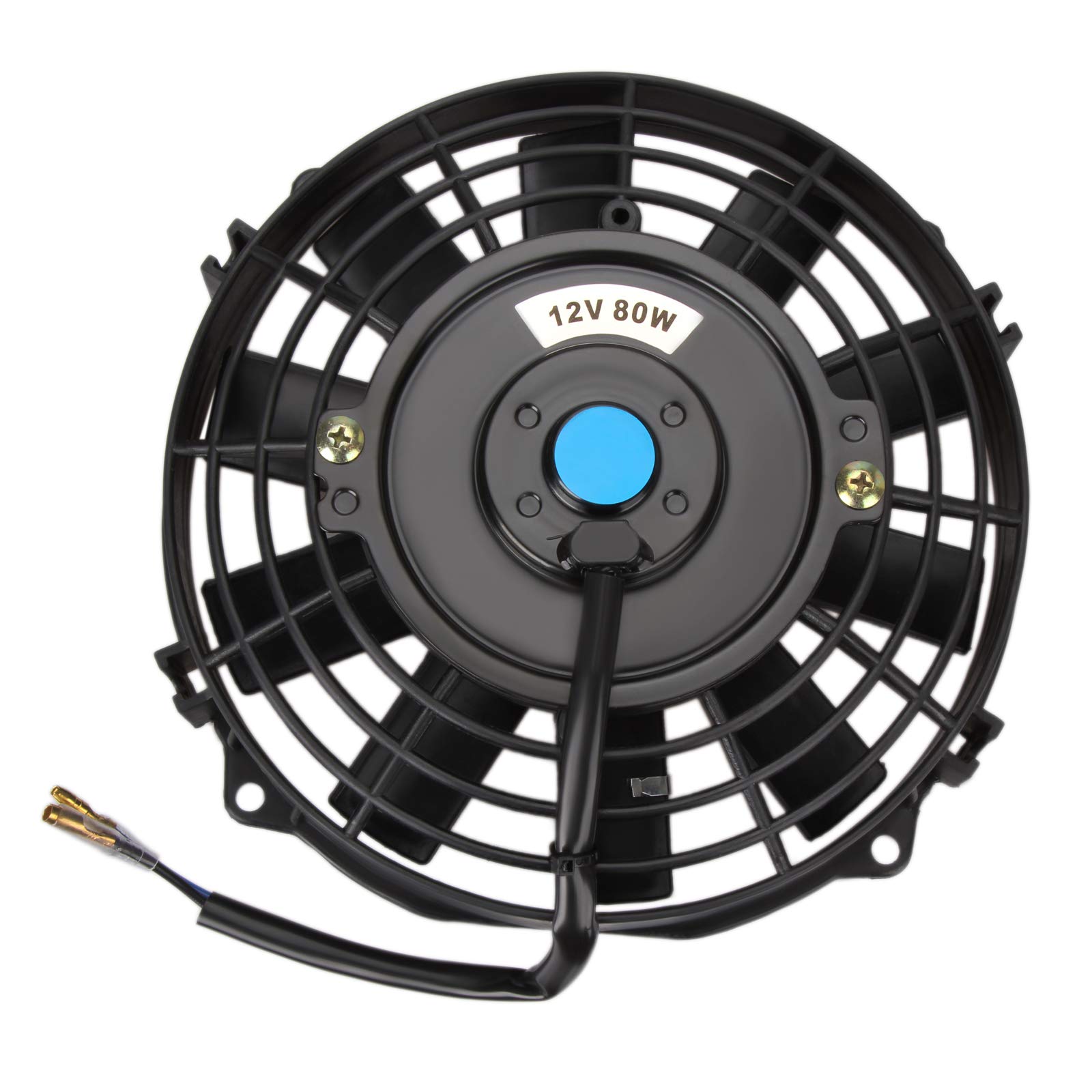 Universal 7" 80W Ventilator Kühler Lüfter Kühlerlüfter mit Montagesatz