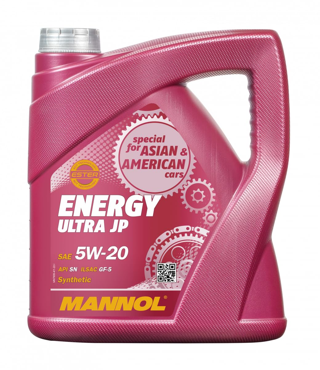 6 Liter Original MANNOL Motoröl Energy Ultra JP 5W-20 API SN Engine Oil Öl