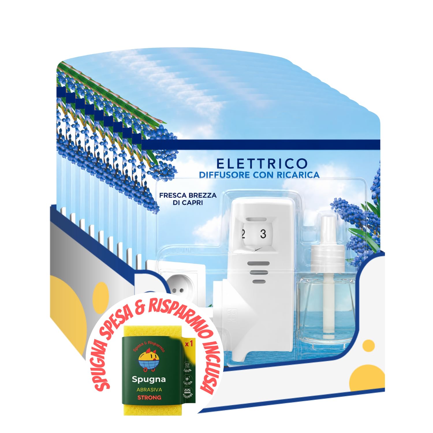 Profumatore Ambiente Elettrico Starter Kit Brezza Marina – 20ml – Variazioni 4/6/8/10 Pezzi (10)