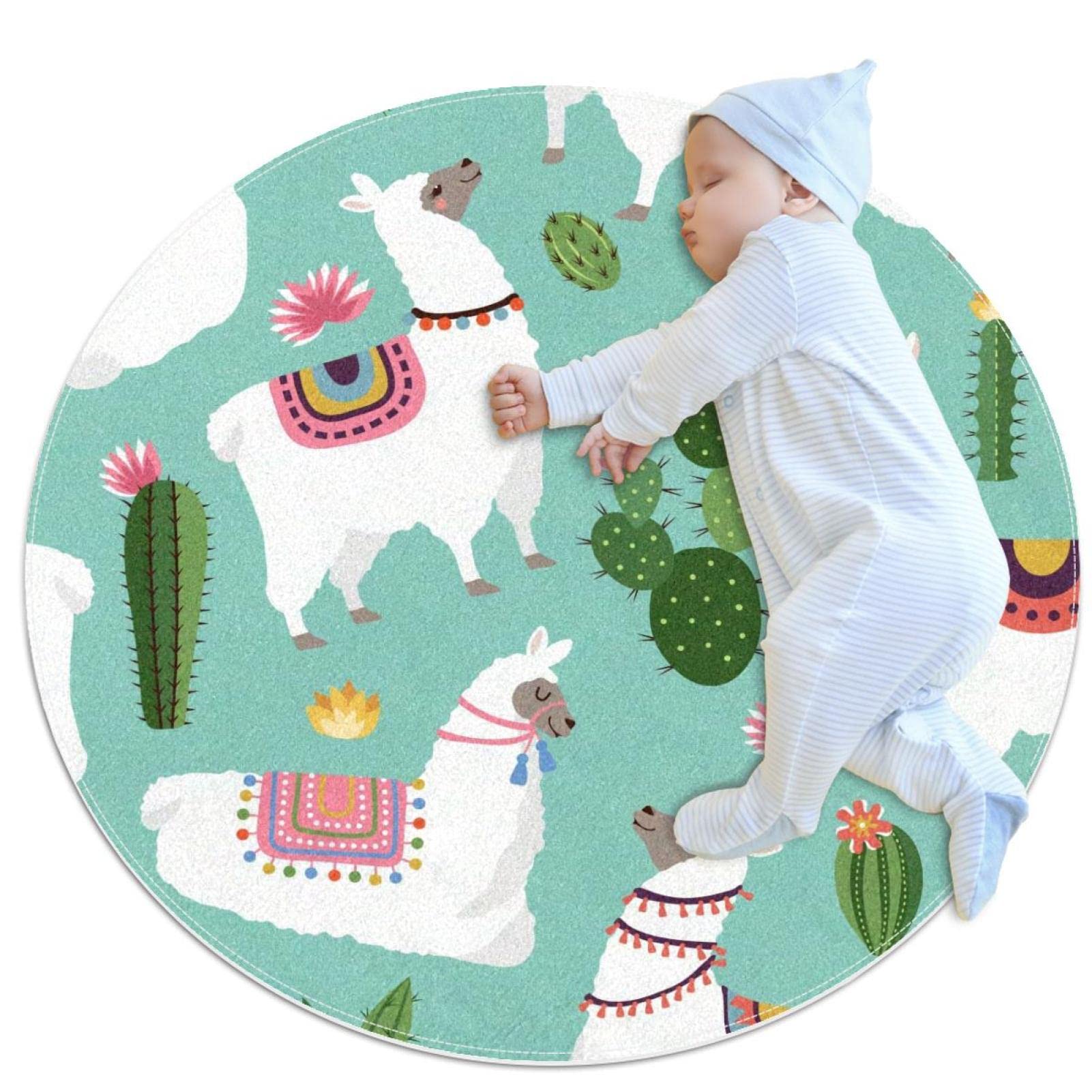 Tapis rond alpagas finitions haut de gamme pour décoration épurée
