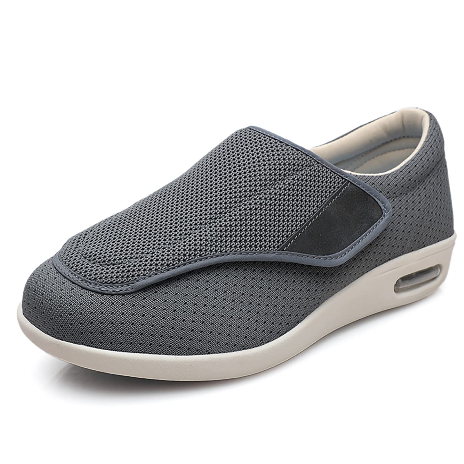 Scarpe di Larghezza Extra Larga Donna Uomo Scarpe Diabetiche, Punta di Chiusura Regolabile Piedi Gonfi Pantofole per Anziani Artrite Edema Pollice Valgo, Scarpe Ortopediche per Donna