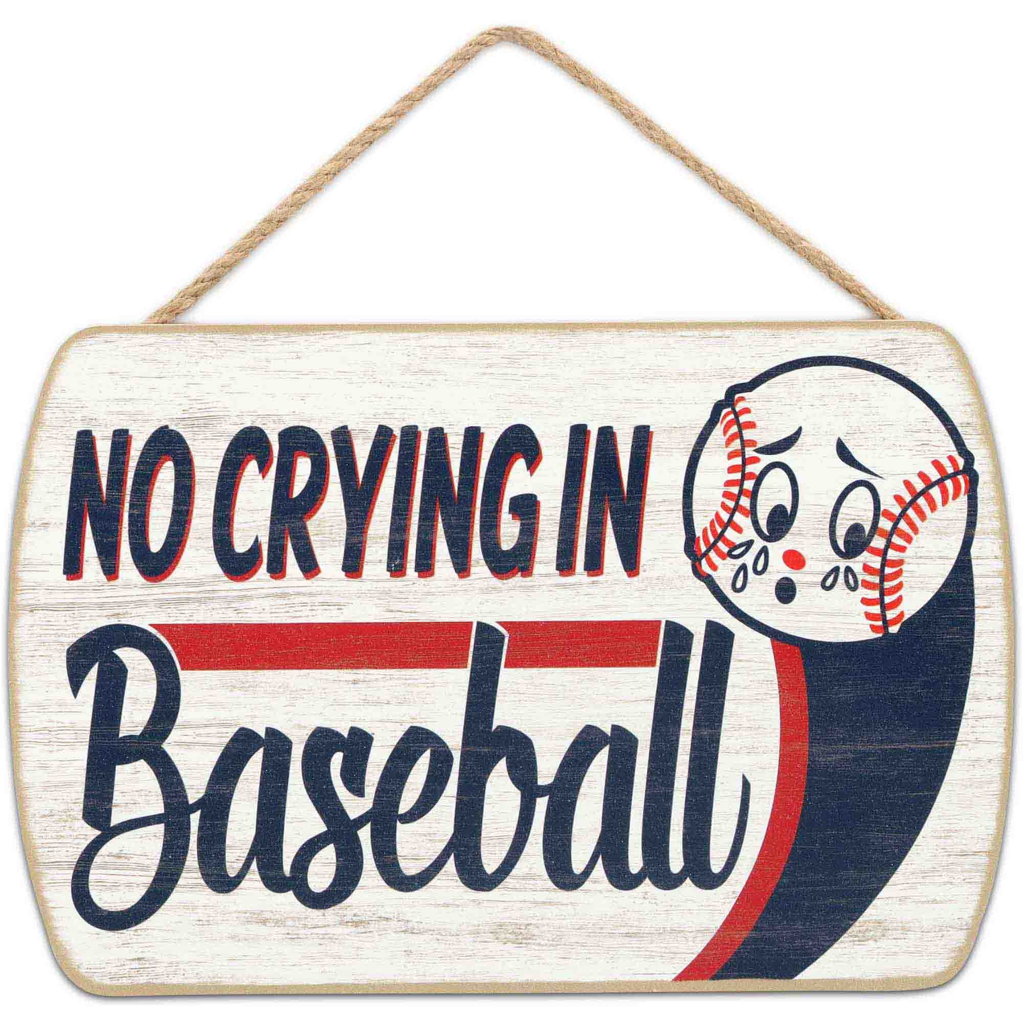 vintage slogan typography there's no crying in baseball for t shirt design 45391