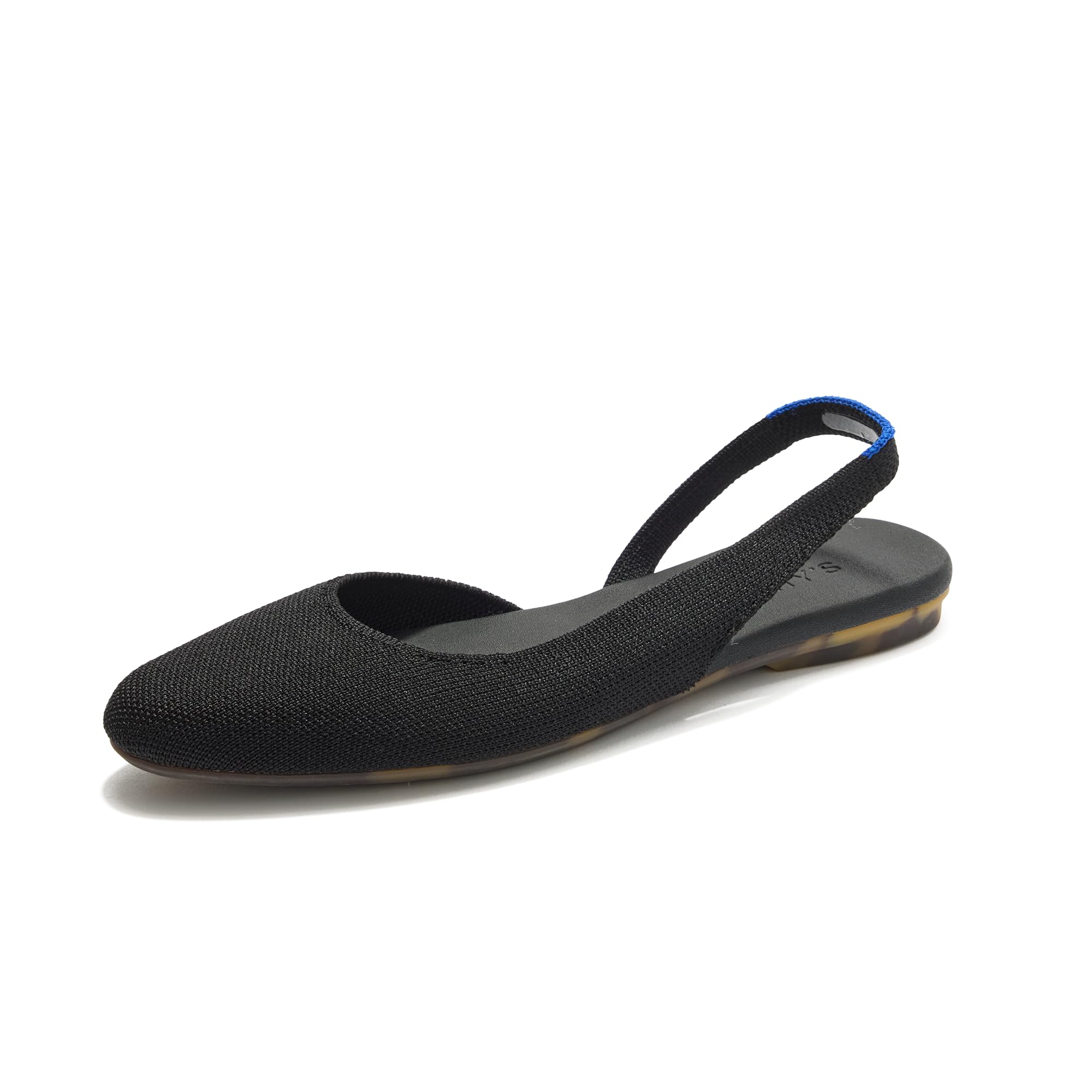 Rothy's The Almond Slingback, New Women's Slingback Flats, Closed-Toe & Back Strap for All-Day Wear, Sustainable & Washable