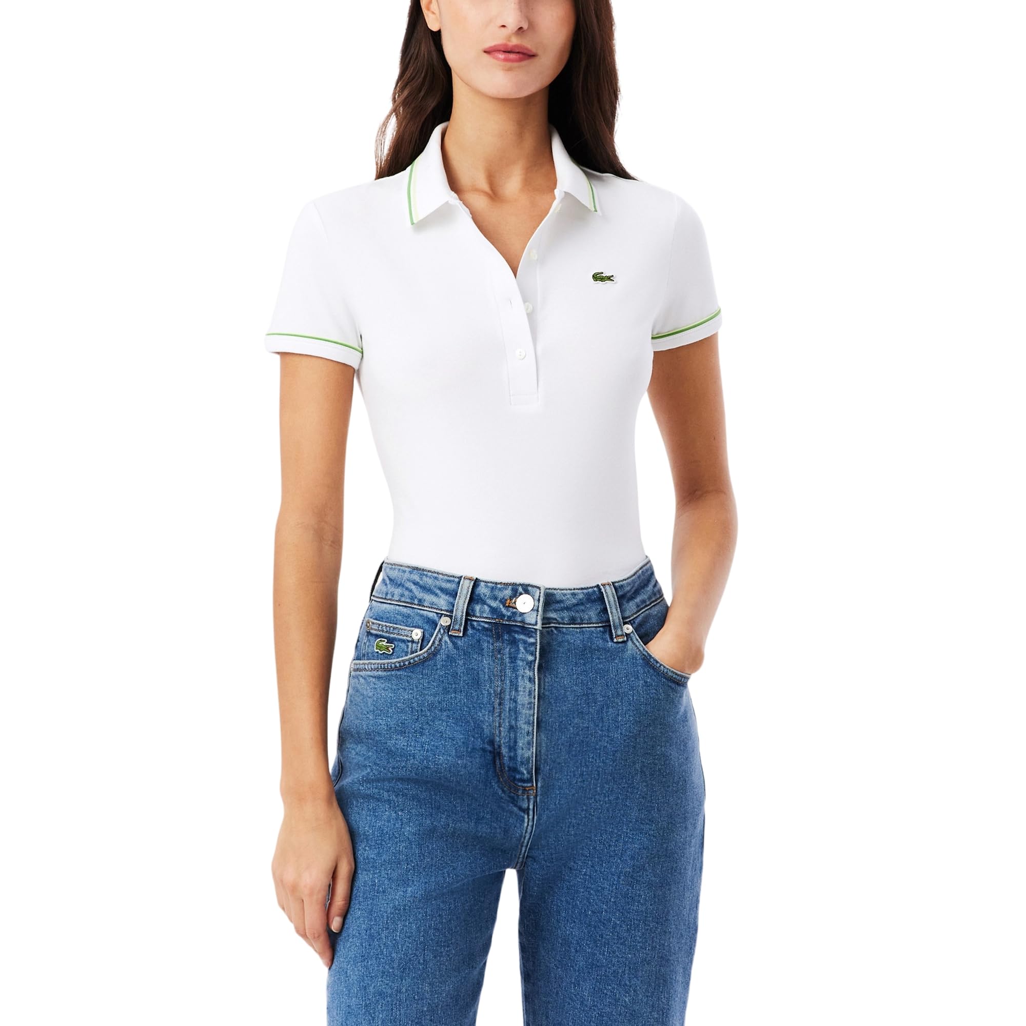 L.12.D Slim Fit Trim Detail Polo