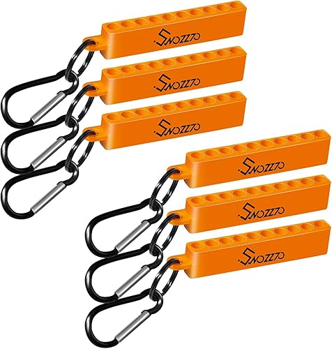 Miniatura 5 de 6 soportes negros para puntas de destornillador de 10 agujeros con mosquetón, organizador de almacenamiento de taladro hexagonal de 14 pulgadas,