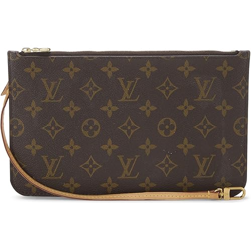 Louis Vuitton, Pre-Loved Monogram Canvas Neverfull Pouch GM, Brown