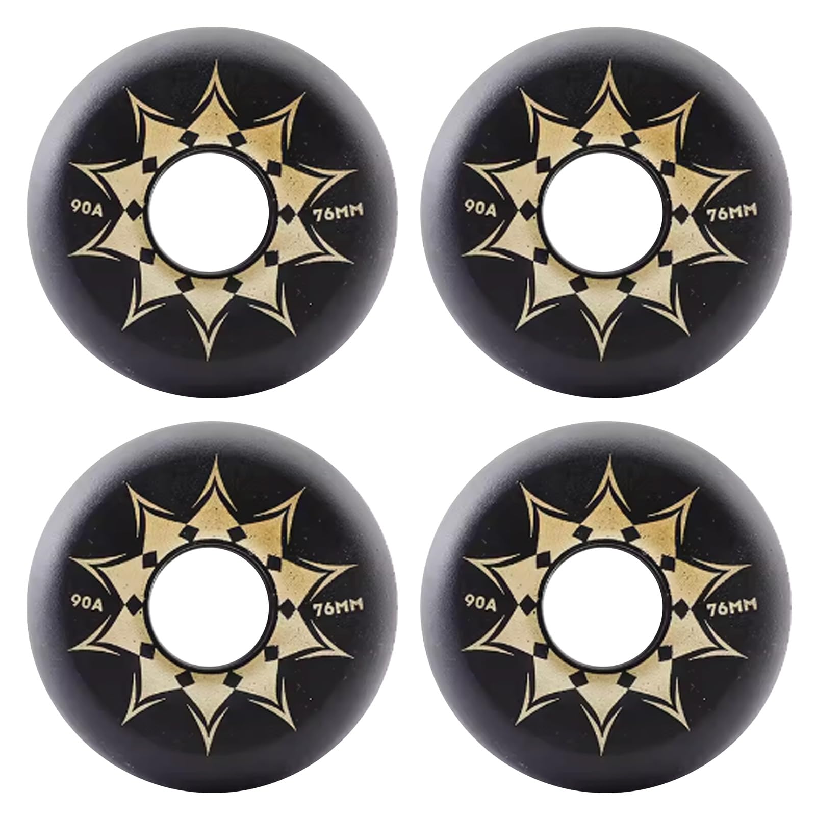 Ersatz-Skateboard-Räder, Ersatz-Skateboard-Räder for Inline-Roller und Rollerblades, 4er-Pack