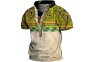 FeaNZier 2022 Men Fashion-MensV Neck Blouses
