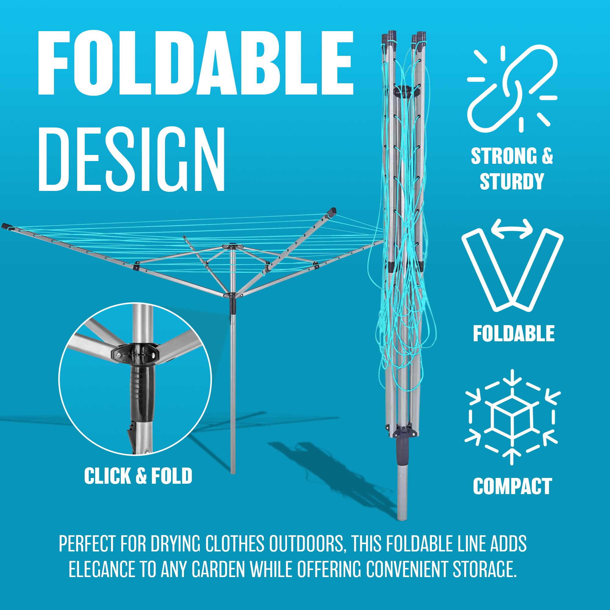 corrosion resistant rotary clothes line lidl