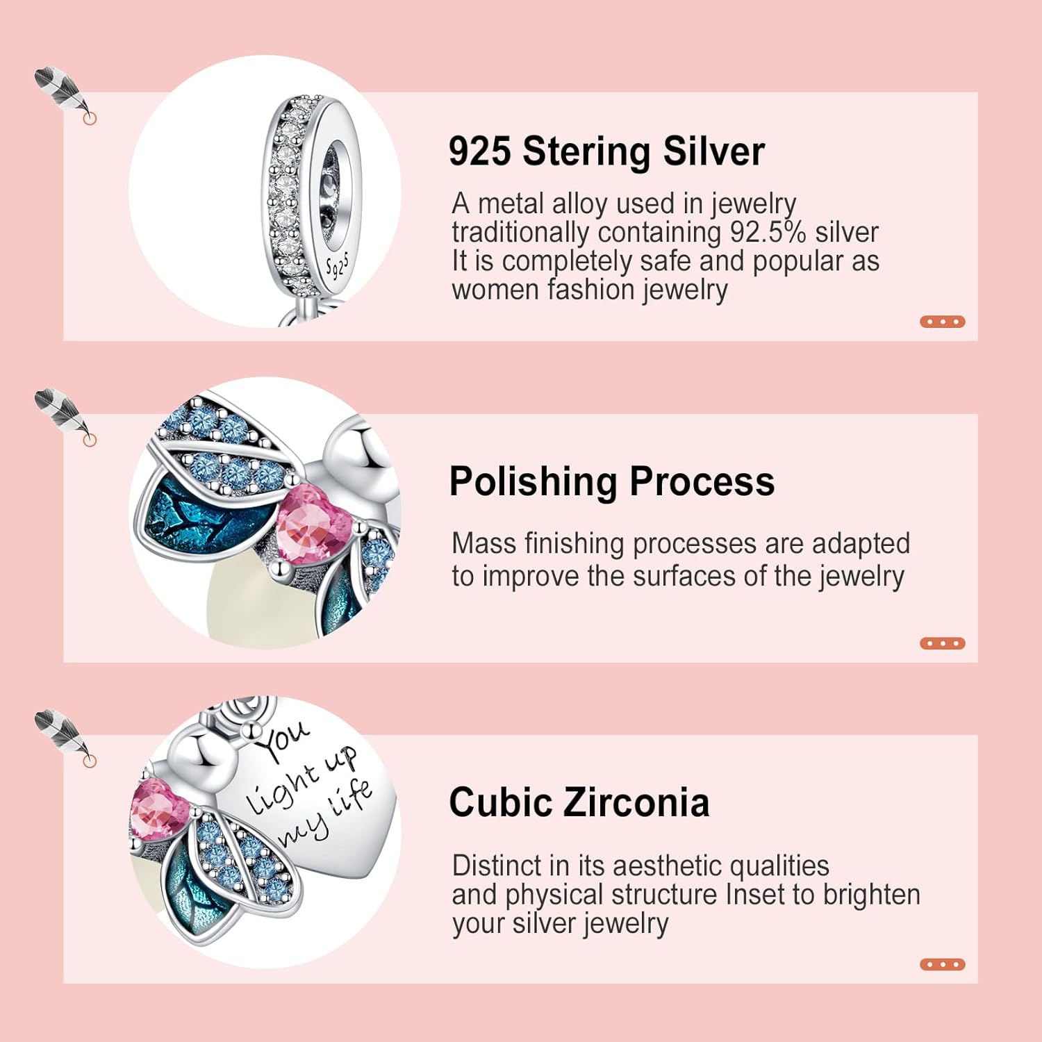 Annmors Charms for Bracelets Family Animal Safety Chains Nature Dangle for Women Bracelets & Necklace Pendant - Image 4