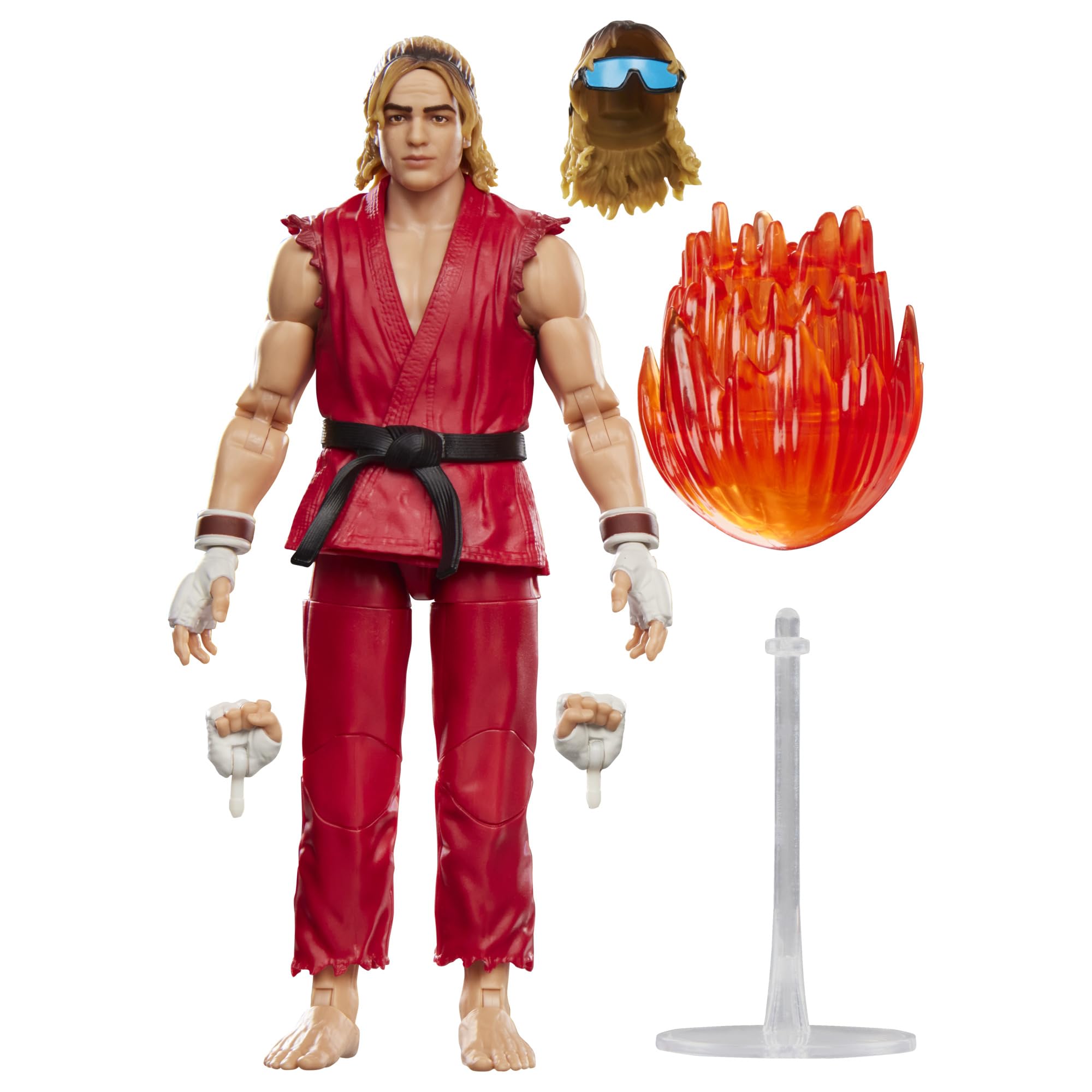 Street Fighter Ken Action Figure, 15 cm Scale Collectible Toys for Adults and Kids 8+