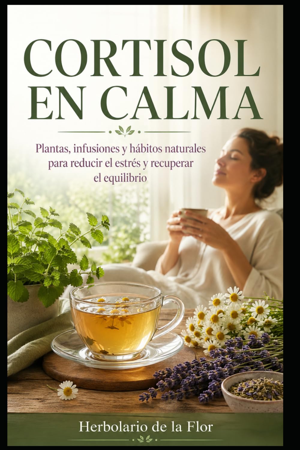 Cortisol en Calma: Guía natural para reducir el estrés, dormir mejor y recuperar energía con plantas, alimentación y hábitos conscientes