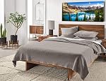 Wall Pictures for Living Room Moraine Lake Landscape Banff National Park Photos Large Canvas Prints Framed Wall Art Modern Nature Pictures for Bedroom Wall Decor XLarge Canvas Wall Art 24x48inch