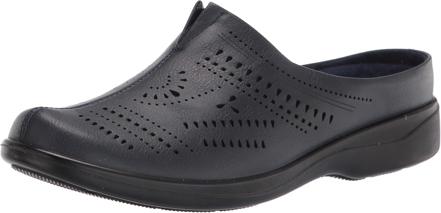 Easy Street womens Mule, Navy, 8.5 Narrow US