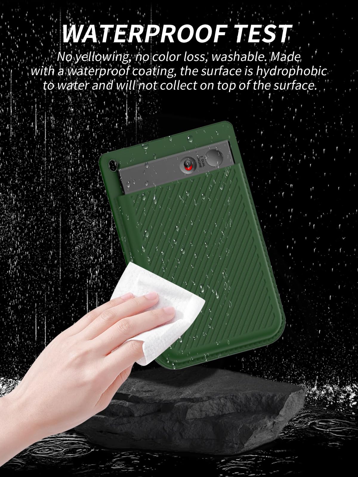 Étui pour enregistreur vocal PLAUD Note AI, protection tout compris, lavable, vert