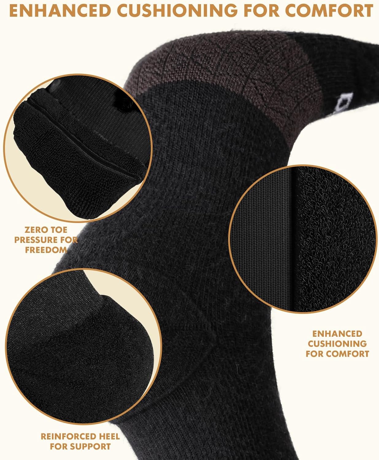 Thick Soft Cotton Compression Socks image 4