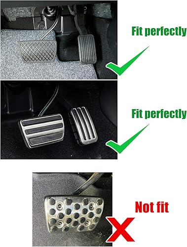 Miniatura 3 de CKE Compatible con Honda Civic CRV Odyssey Pilot Passport Ridgeline Insight Accesorios para pedales de coche deportivo, cubiertas de pedal de freno