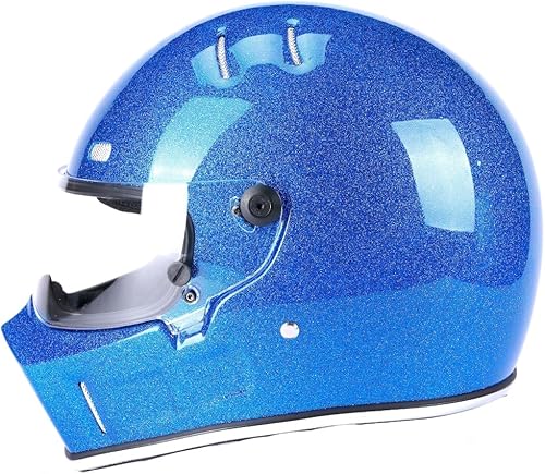 Vista 46 de Casco integral de CRG Sports, de fibra de vidrio, para motocicleta, motocross y scooter, con certificación DOT, ATV-1