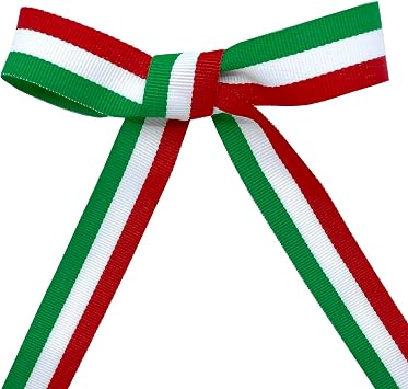 Morex Ribbon Striped Polyester Grosgrain Ribbon, Party Decorations, Gift Wrapping, Fun Patterns, 7/8 by 20 yd., Italian