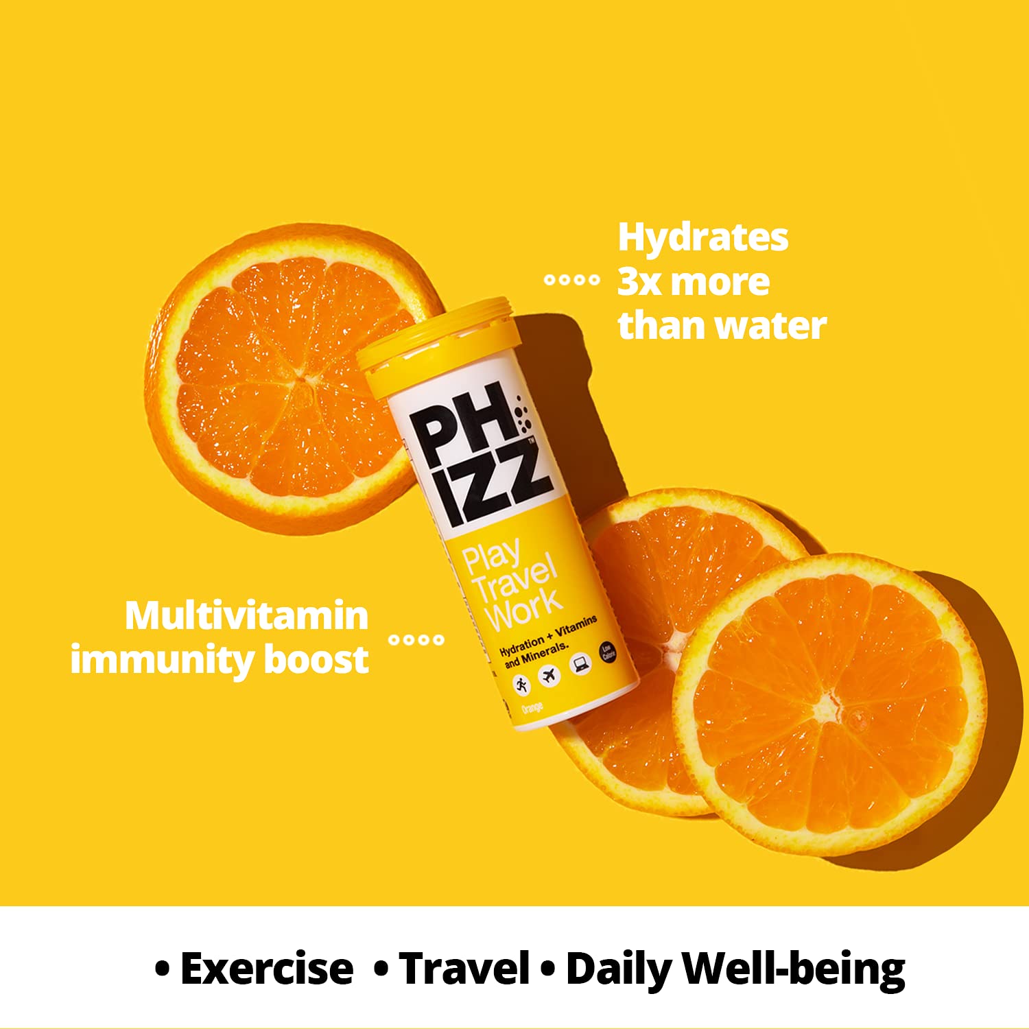 Phizz Electrolytes Multivitamin Hydration Tablets 18 Vitamins