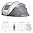 EchoSmile Instant Pop Up Camping Tent, 2/4/6 Person, Easy Setup Tent, Water Resistant Dome, Portable with Carry Bag