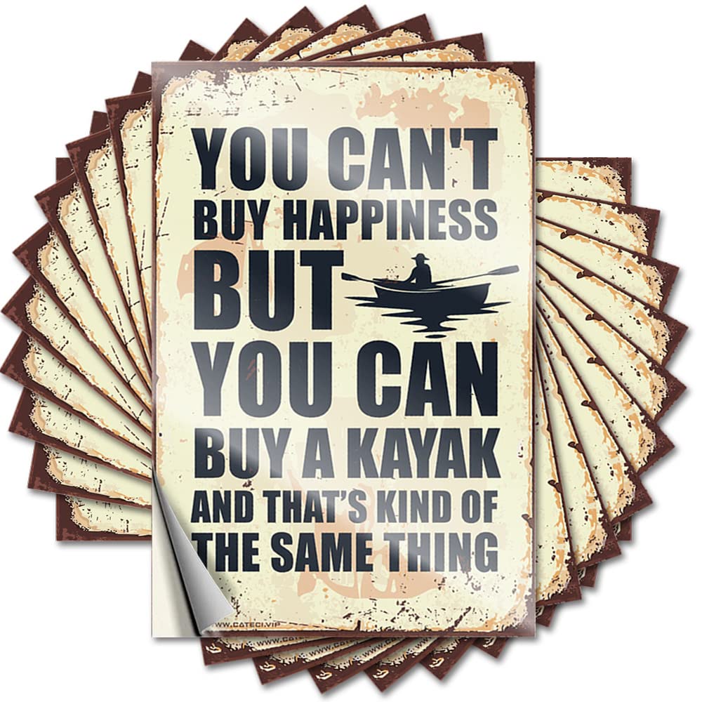 Gaming Bumper Decal | You Can't Buy Happiness But You Can Buy A Kayak Core for Sand Decor(12X18CM)
