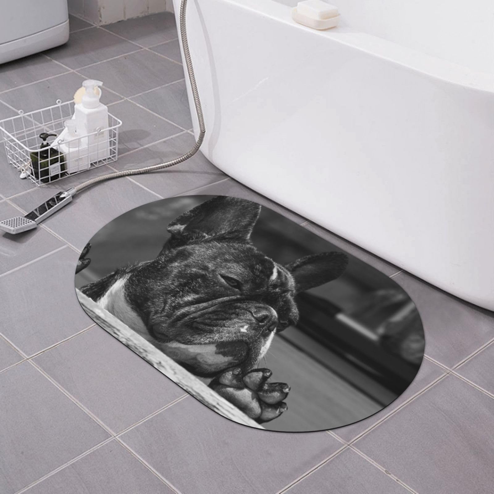 Tapis de bain à séchage rapide antidérapant et absorbant pour la maison