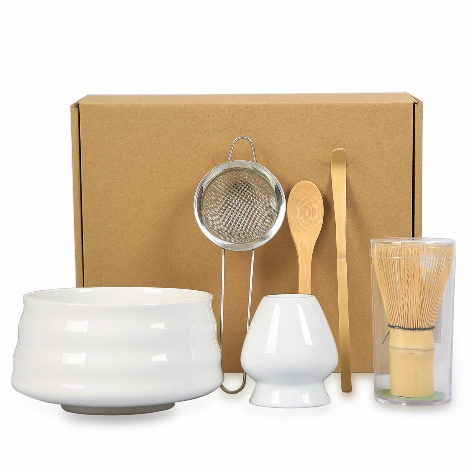 Fouet à matcha en bambou fait main et son kit de thé japonais traditionnel Hniuyun