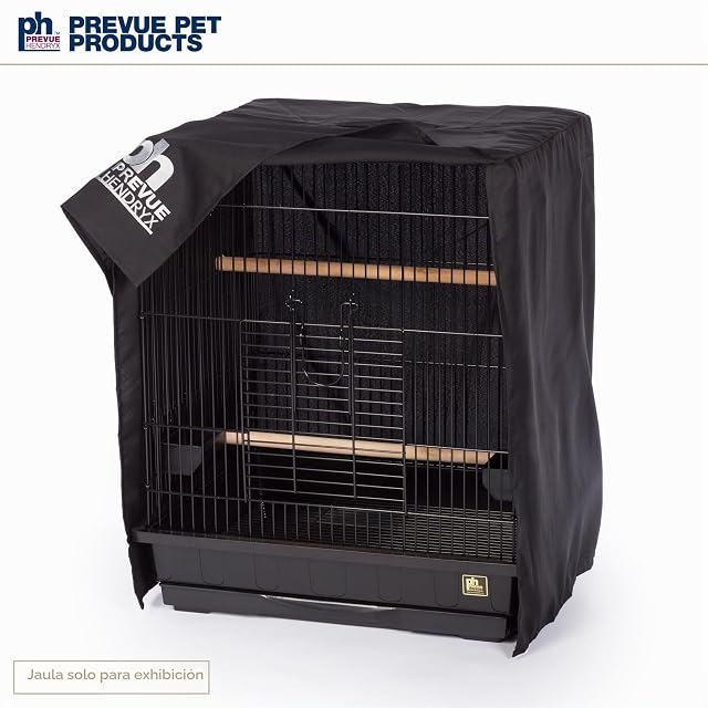 Foto 2 de 8 de Prevue Hendryx Pet Products - Funda Universal para Jaula de pájaros, tamaño Mediano, Color Negro