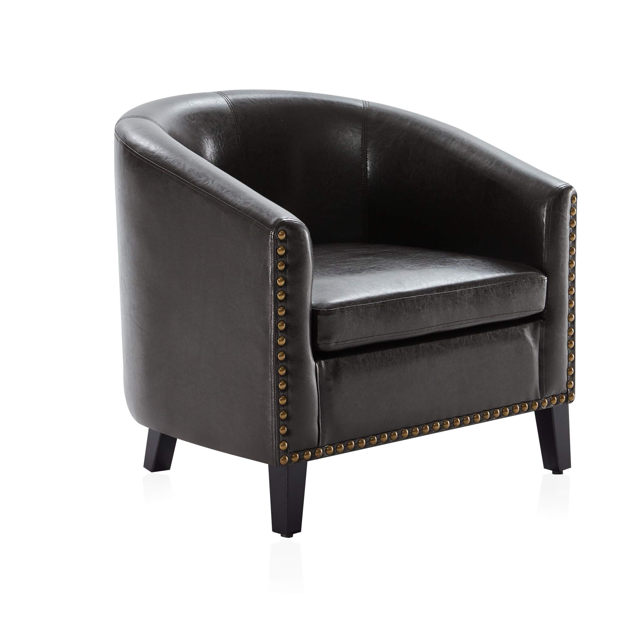 Buy BELLEZE Accent Barrel Chair, Modern Tub Club Chair Upholstered