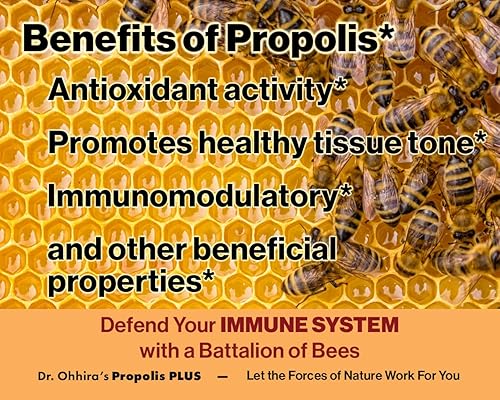 Miniatura 4 de Dr. Ohhira's Propolis Plus con propóleo verde brasileño 120 cápsulas