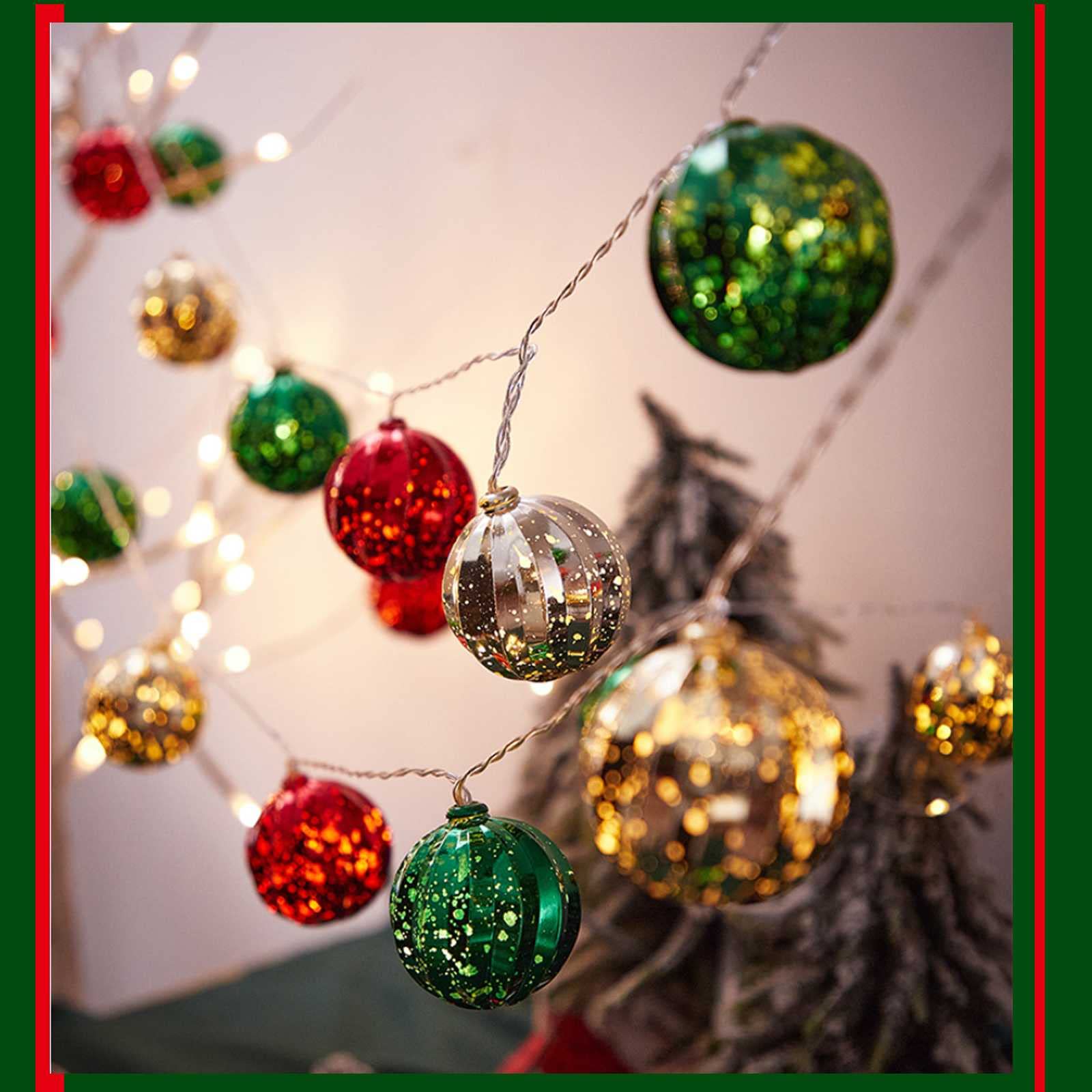 Amazon.co.jp: クリスマス LEDストリングライト 2M 10電球 電池式