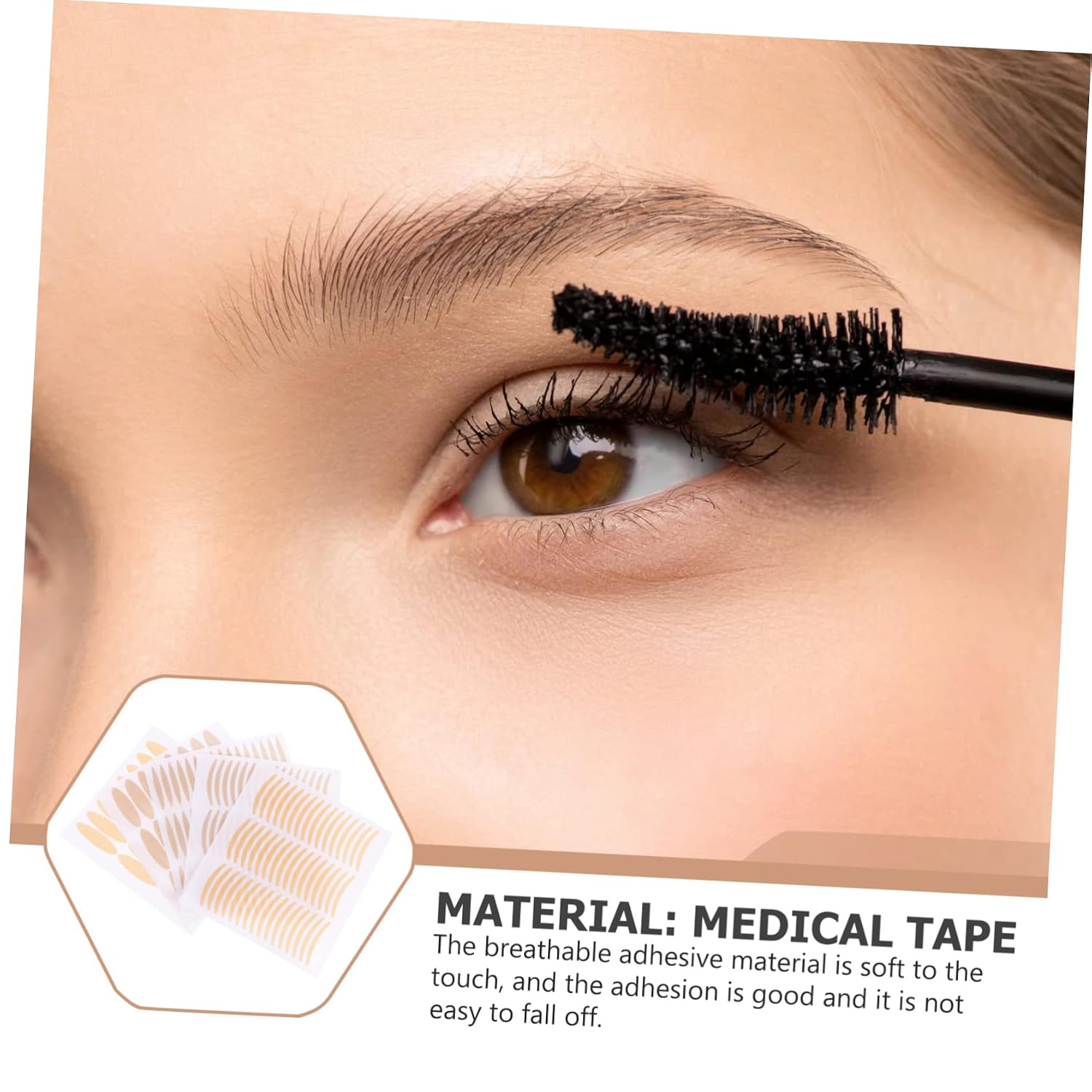 MERRYHAPY 150sheets Double Eyelid Tape for Women Strips Breathable Makeup Supplies