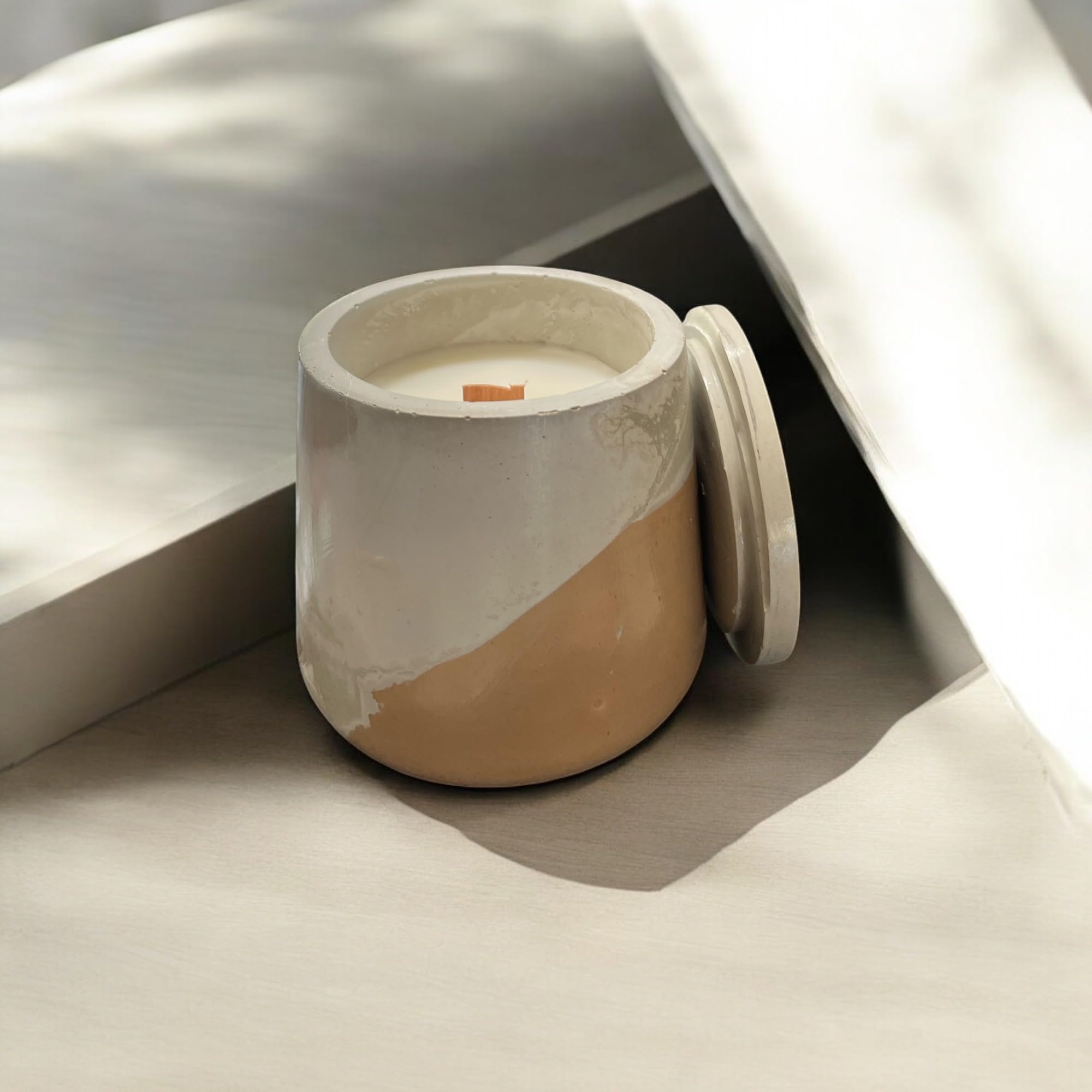 Mama Bear Candle co. NM offering One is a 10 oz and The Other is a Tapered 7 oz. (Tapered, Medium)