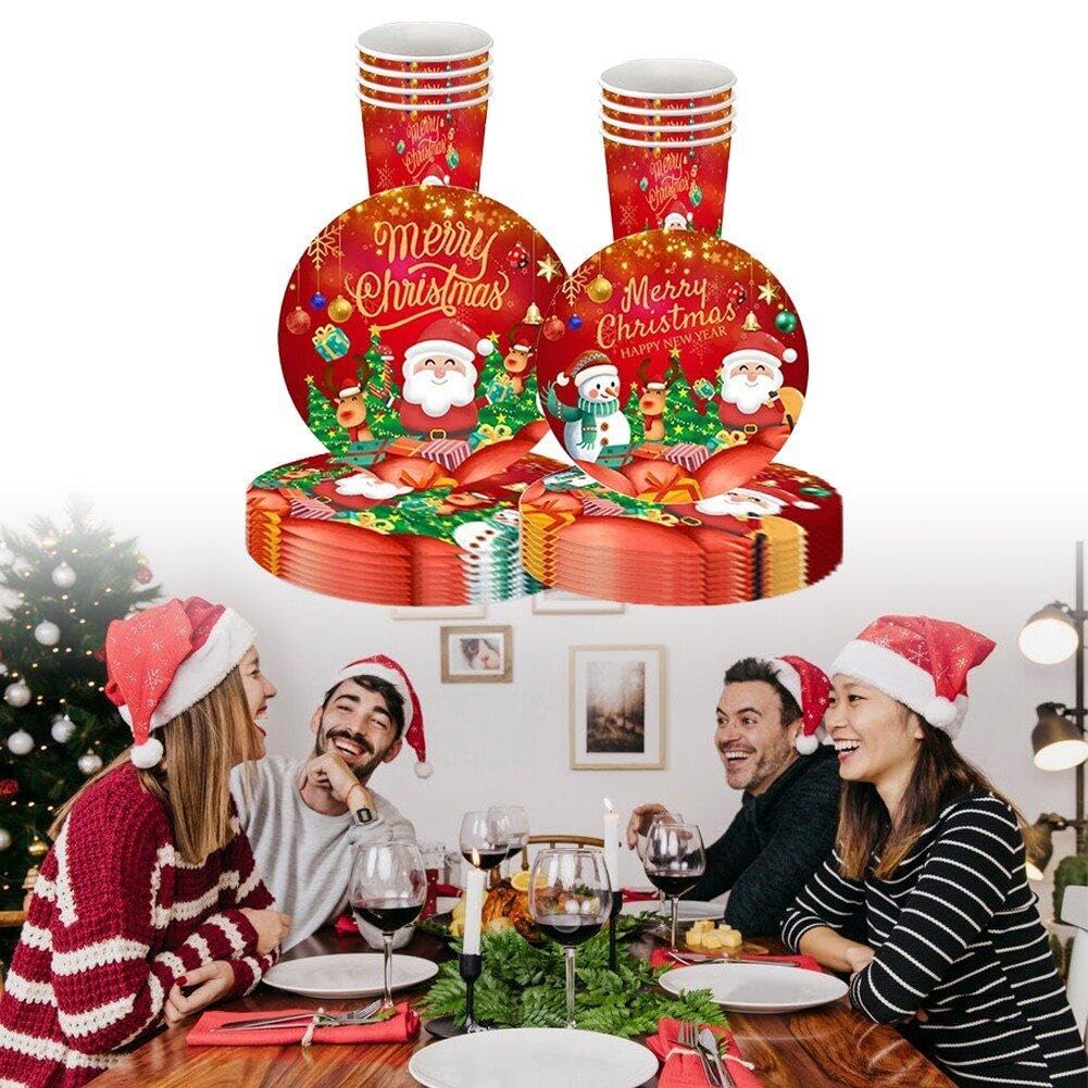 Sneeuwman Kerst Servetten - Pack van 40 Witte XmasThemed Wegwerp Tissues Set - Leuke Folie Gedrukt Kwaliteit Gevormd Dinner Party Servies Kinderen Verjaardag Thema