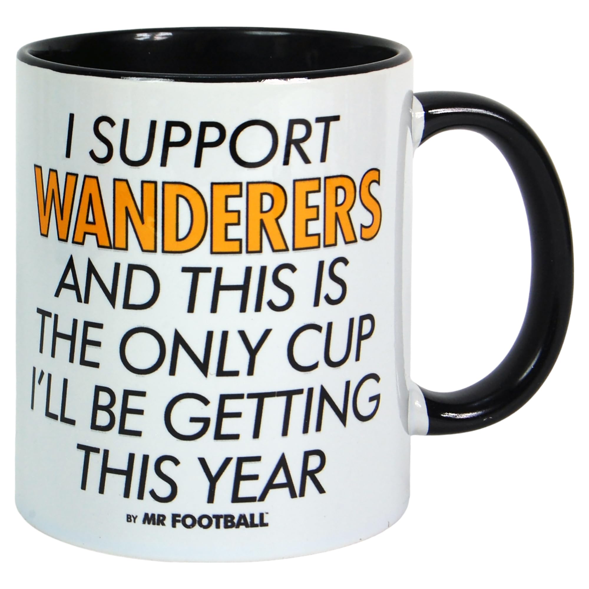 I Support Wolves and This is only Cup Football Mug - Merchandise Gift for Fan, Ceramic, 250ml