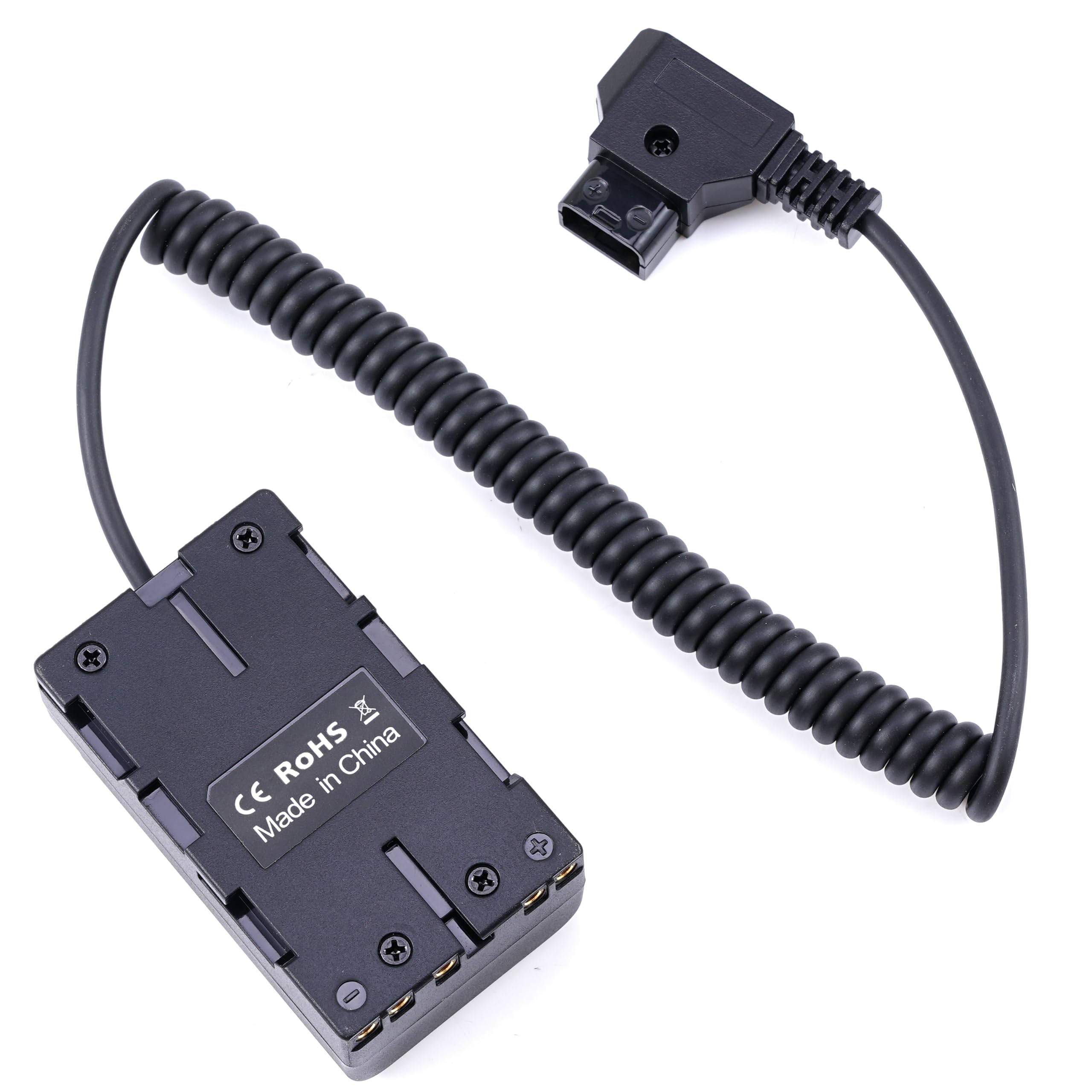 Fotga Zwijany kabel zasilający D-Tap do dekodowanej baterii BP-U30 zamiennik BP-U30/U60/U90 do Sony PXW-Z200 HXR-NX800 PXW-Z380 do kamery Blackmagic Pyxis 6K/12K