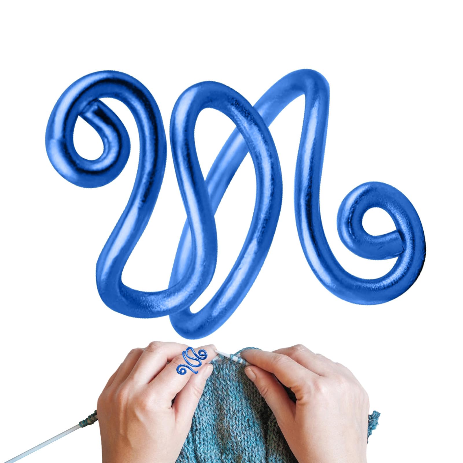 Campsie Crochet Tension - Crochet | Left Handed & Right Handed Crochet Rings for Finger | Adjustable Crochet Rings | Hook Knitting Crochet Supplies | Knitting | Finger Hook | Crochet Hooks Set
